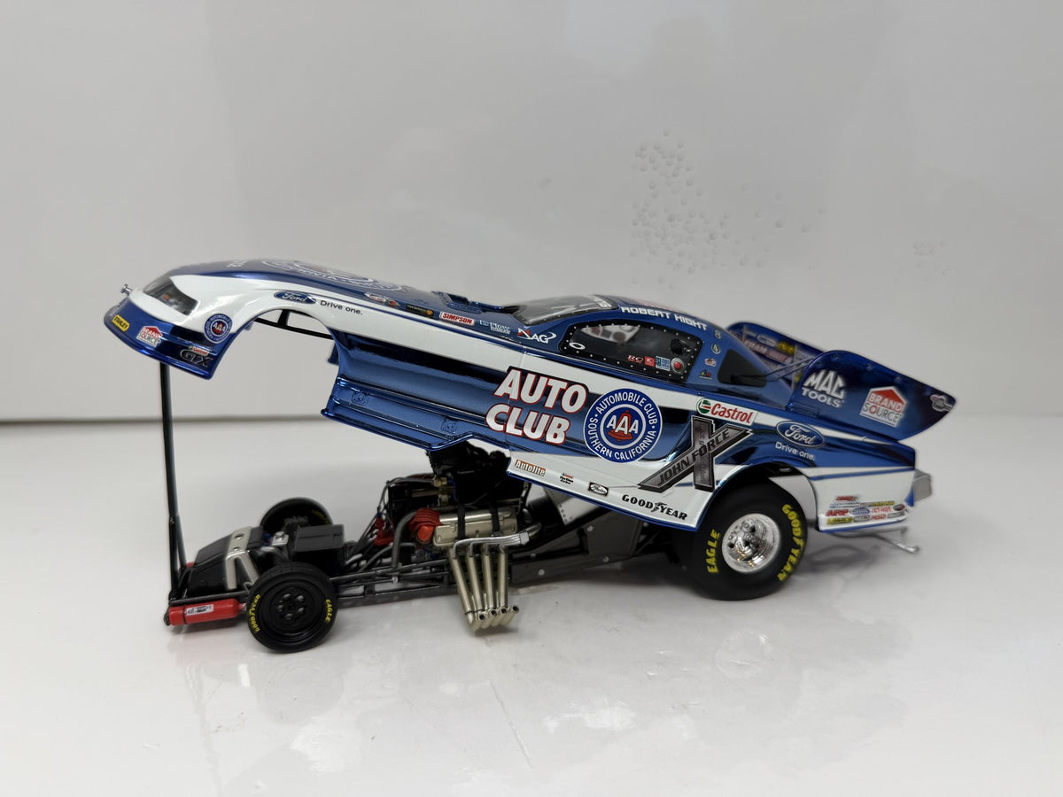 Action NHRA Robert Hight AAA 2011 Ford Mustang Funny Color Chrome 1:24 Diecast