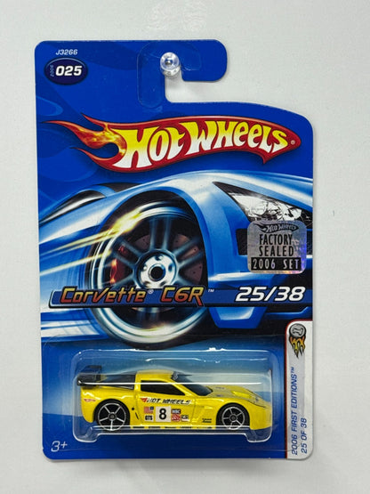 Hot Wheels First Editions Chevy Corvette C6R Yellow 1:64 Diecast Factory Sealed