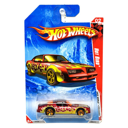 Hot Wheels Race World Volcano Pontiac Hot Bird 1:64 Diecast Red