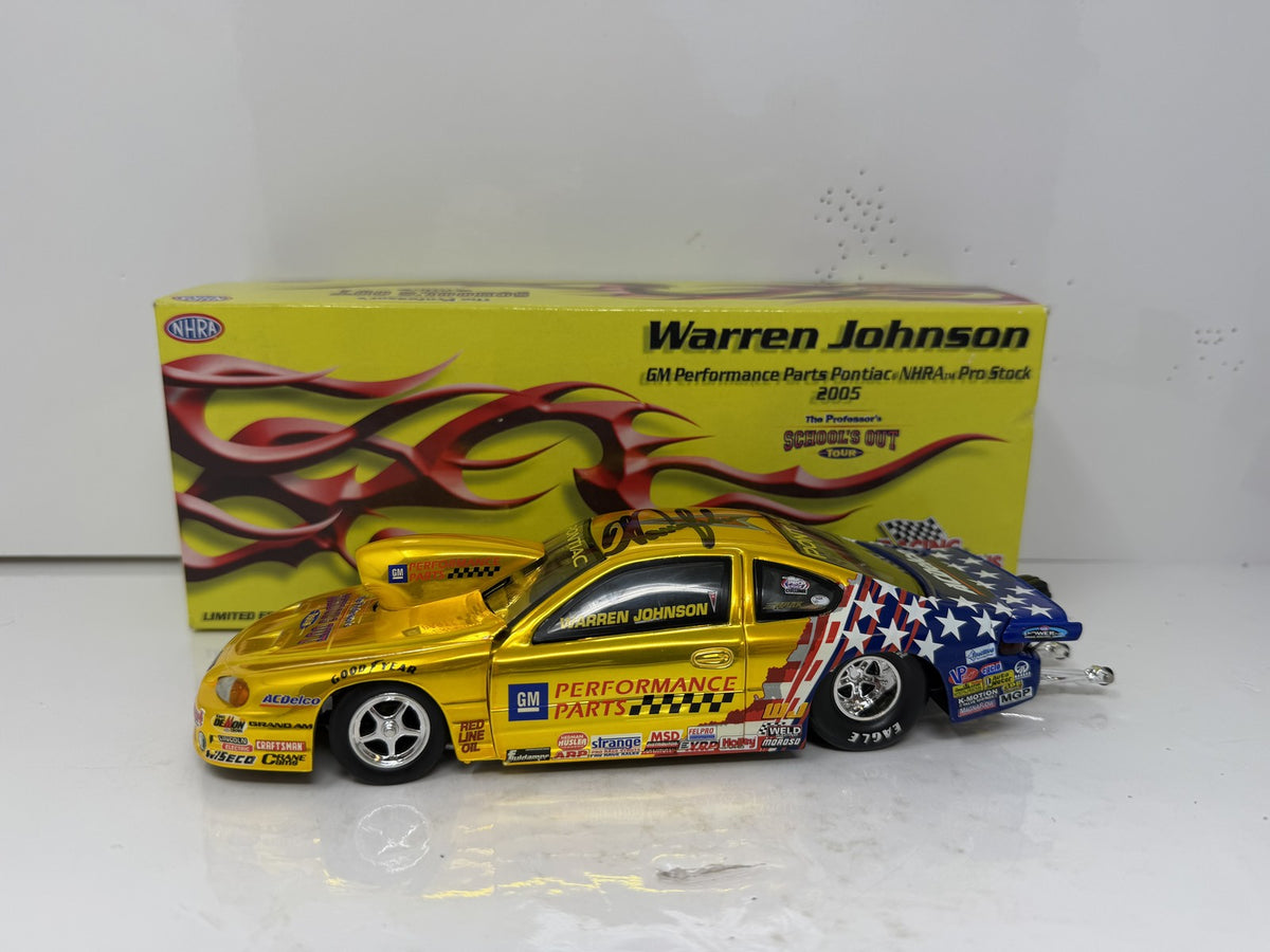 Racing Champions NHRA Warren Johnson Pontiac Pro Stock Chrome 1:24 Diecast AUTO