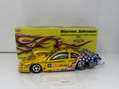 Racing Champions NHRA Warren Johnson Pontiac Pro Stock Chrome 1:24 Diecast AUTO