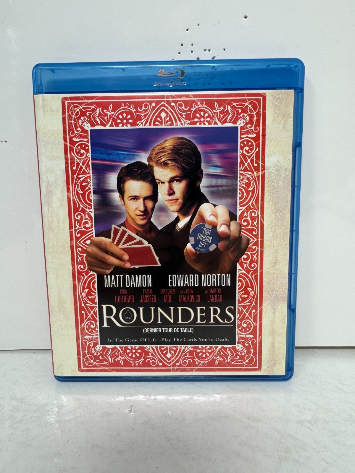 Rounders (Blu-ray) Matt Damon Drama Good Condition!!!