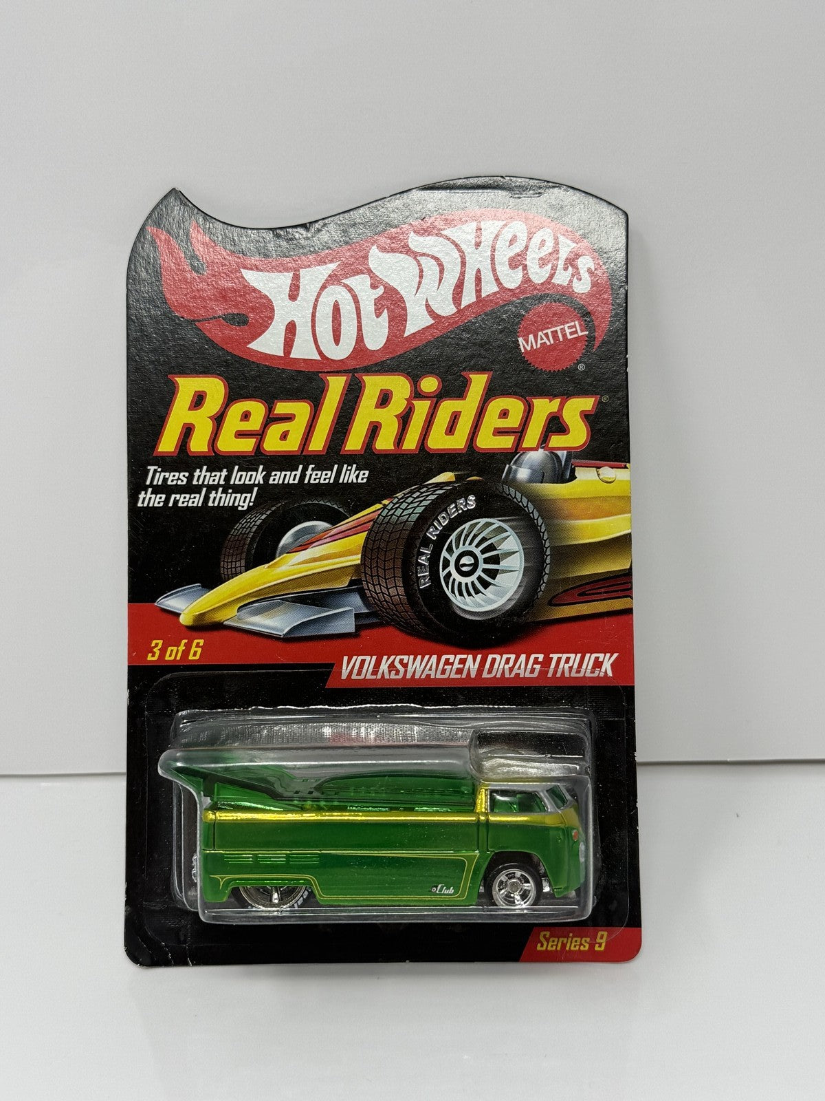 Hot Wheels Real Riders Series 9 Volkswagen Drag Truck 1:64 Diecast Green