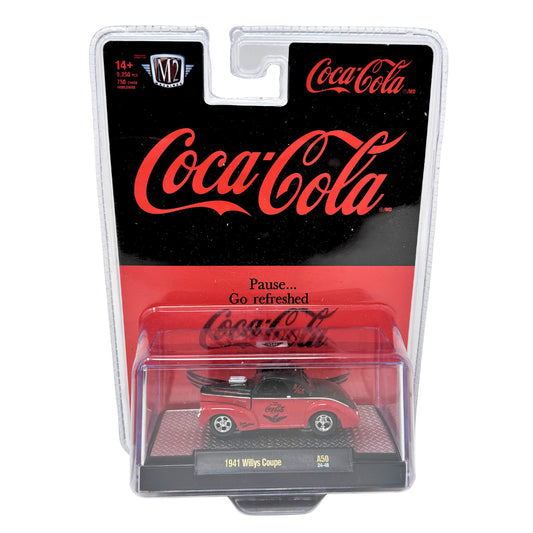 M2 Machines Coca-Cola 1941 Willys Coupe 1:64 Diecast