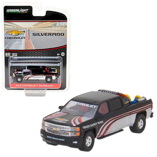 Greenlight Track Safety Team 2015 Silverado 1:64 Diecast