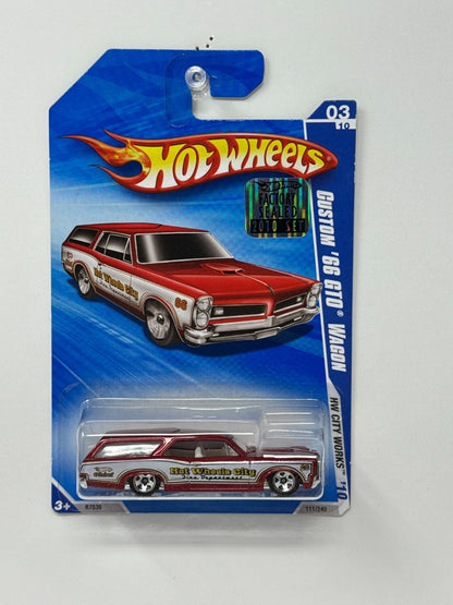 Hot Wheels City Works Custom 1966 Pontiac Wagon 1:64 Diecast Factory Sealed