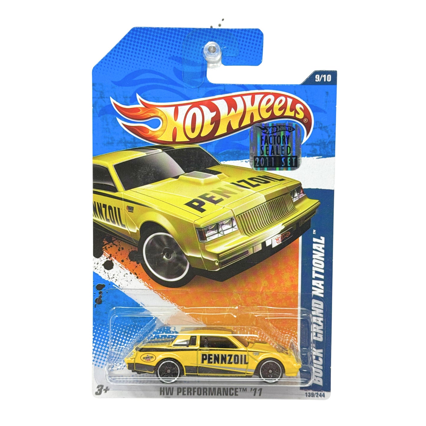 Hot Wheels 1987 Buick Grand National Pennzoil 1:64 Diecast Factory Sealed V3