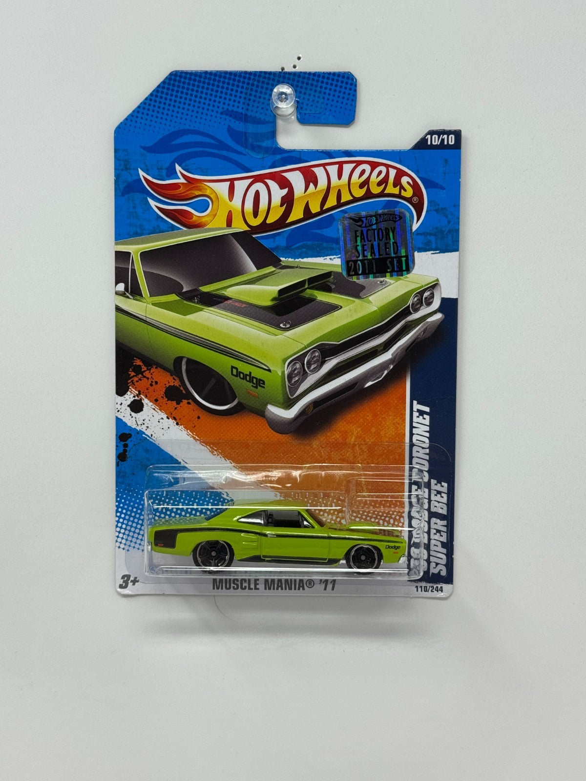 Hot Wheels Muscle Mania 1969 Dodge Coronet Super Bee 1:64 Diecast Factory Sealed