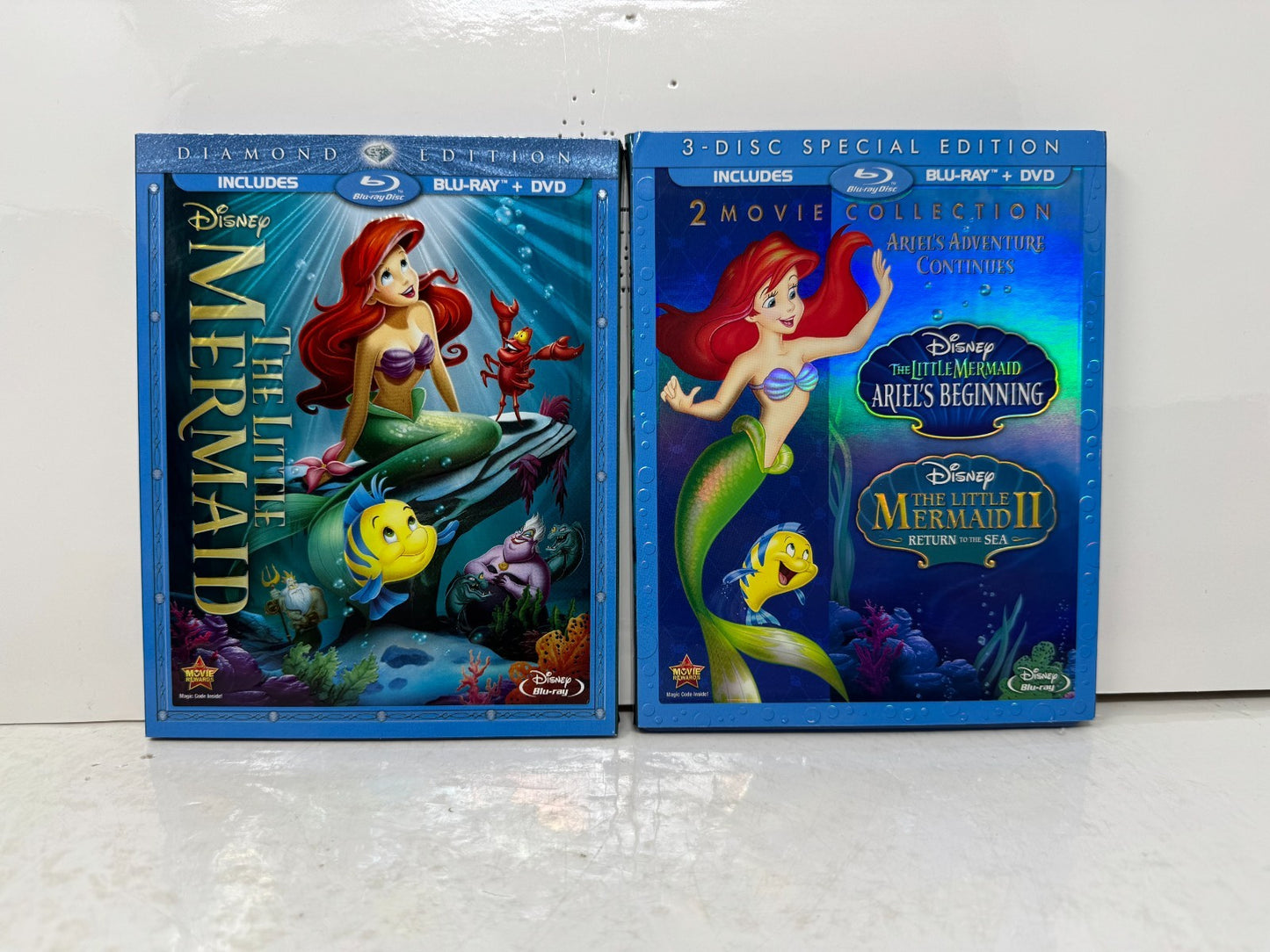 The Little Mermaid (Blu-ray) Disney Animated 3-Movie Collection Set