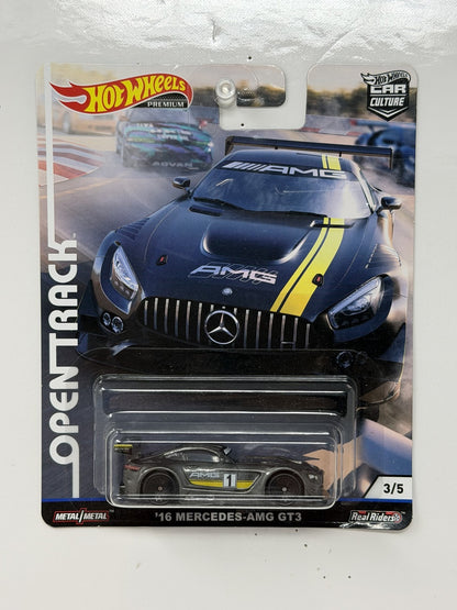 Hot Wheels Premium Open Track 2016 Mercedes-AMG GT3 1:64 Diecast