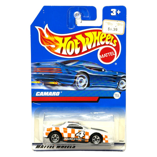 Hot Wheels Chevrolet Camaro Bousquette Racing 1:64 Diecast White
