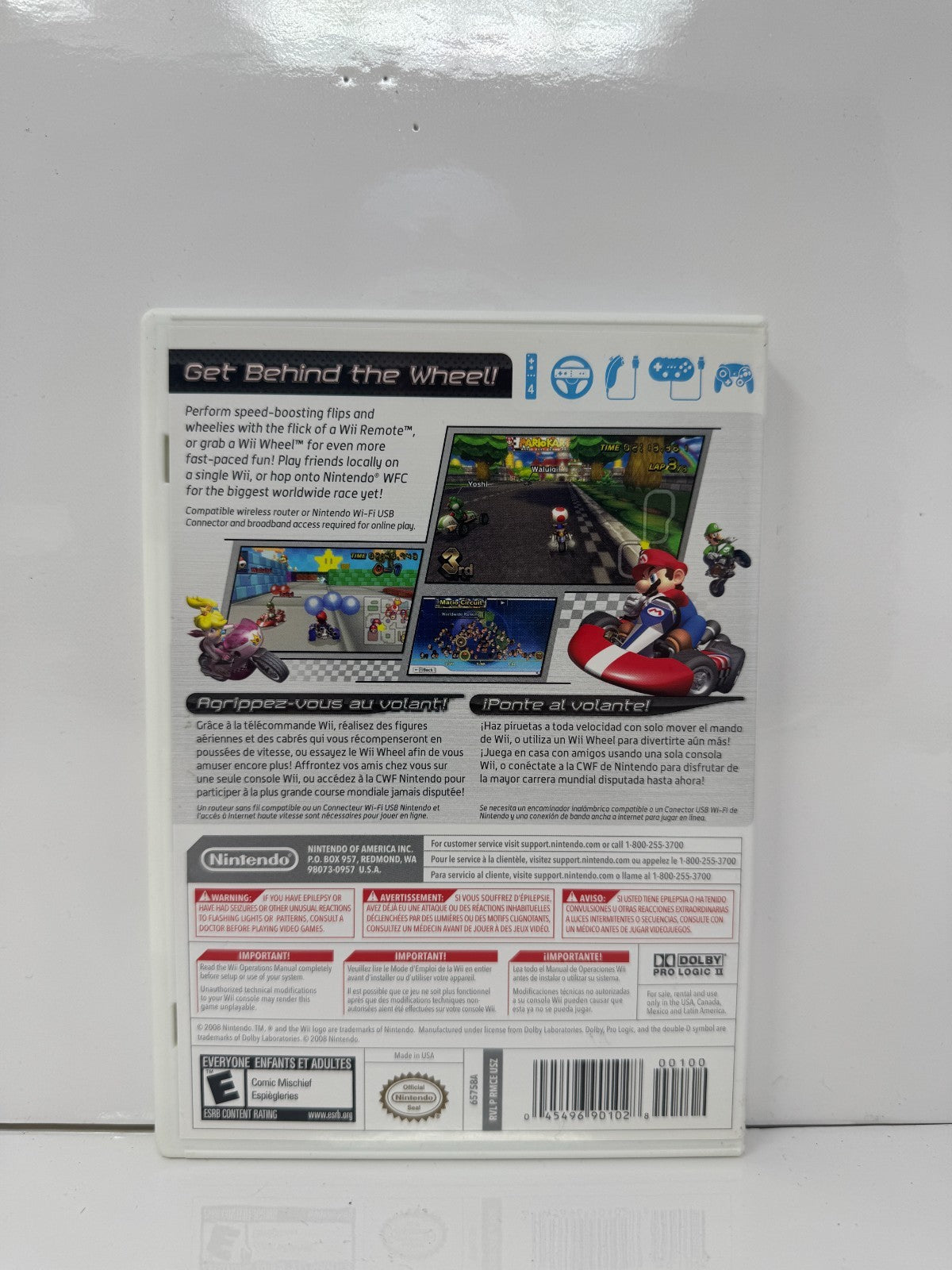 Mario Kart Wii Nintendo Wii Video Game Good Condition!!! w/ Manual