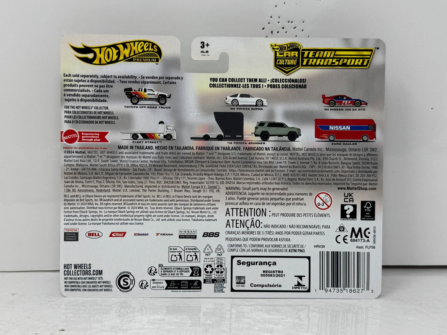 Hot Wheels Premium Team Transport Toyota Off-Road Truck & Hauler 1:64 Diecast