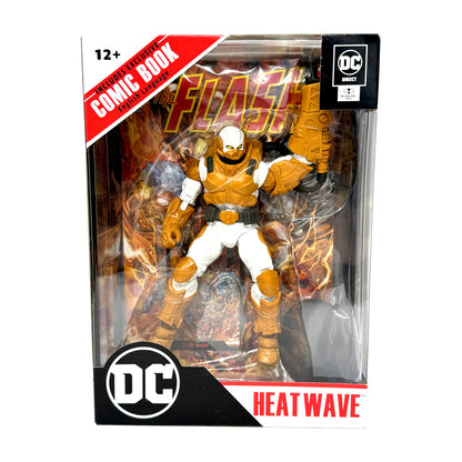 McFarlane DC Page Punchers Heat Wave The Flash Action Figure with Comic Book