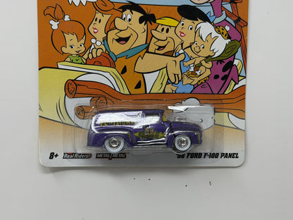 Hot Wheels The Flintstones 1956 Ford F-100 Panel 1:64 Real Riders