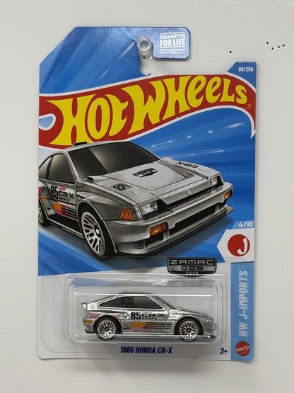 Hot Wheels ZAMAC HW J-Imports 1985 Honda CR-X 1:64 Diecast