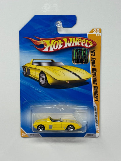 Hot Wheels New Models 1962 Ford Mustang Concept 1:64 Diecast Factory Sealed