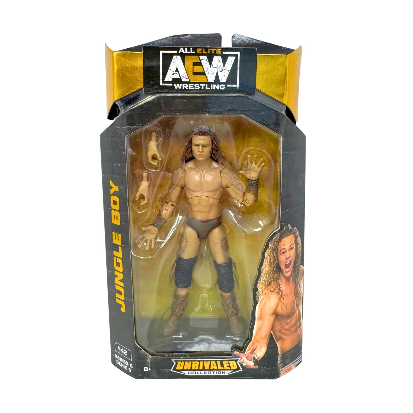 Jazwares AEW Unrivaled Series 5 Jungle Boy Action Figure