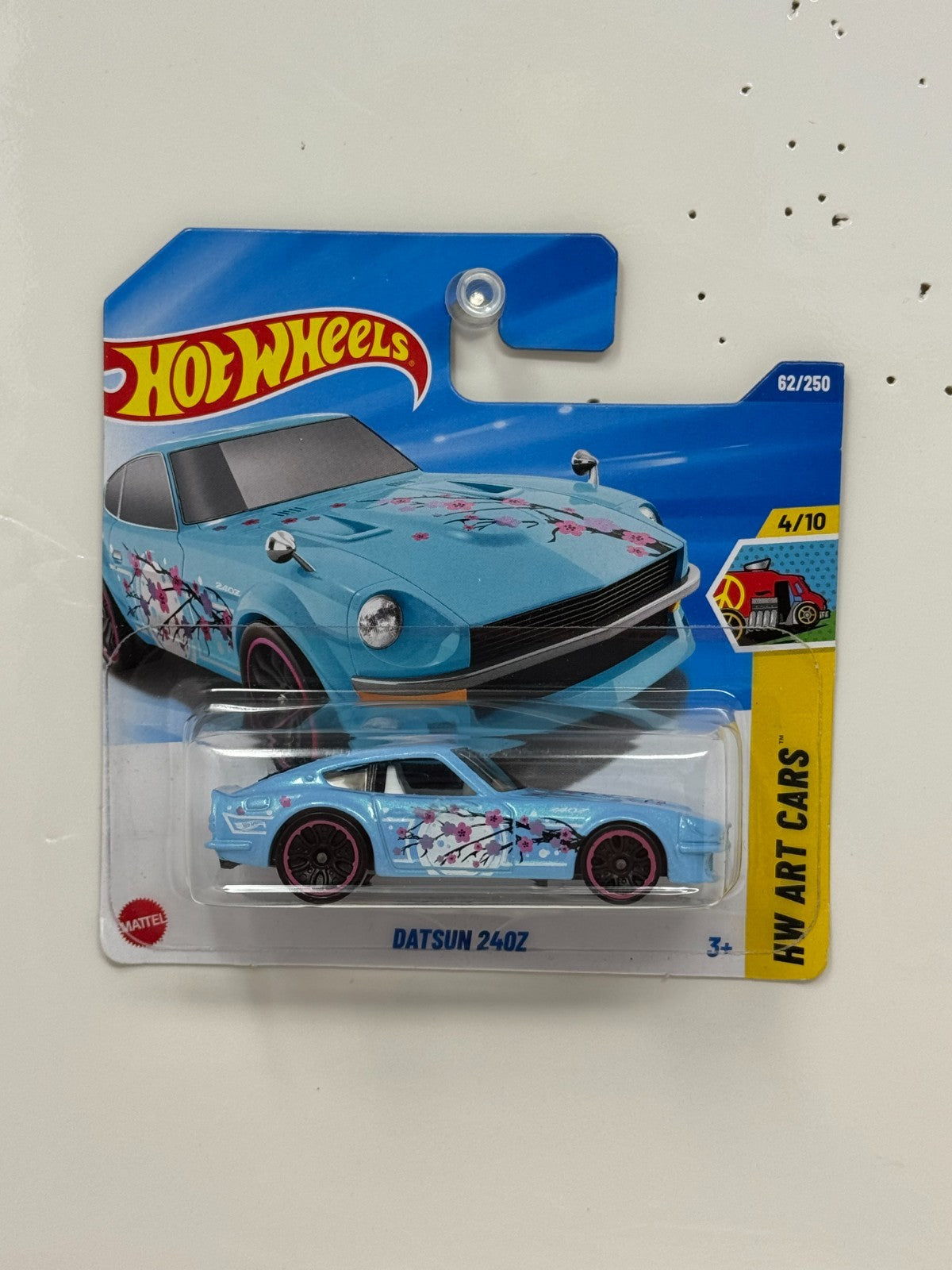 Hot Wheels Art Cars Datsun 240Z 1:64 Diecast Light Blue