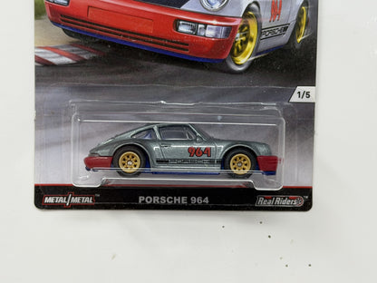 Hot Wheels Track Day Porsche 964 1:64 Diecast Real Riders