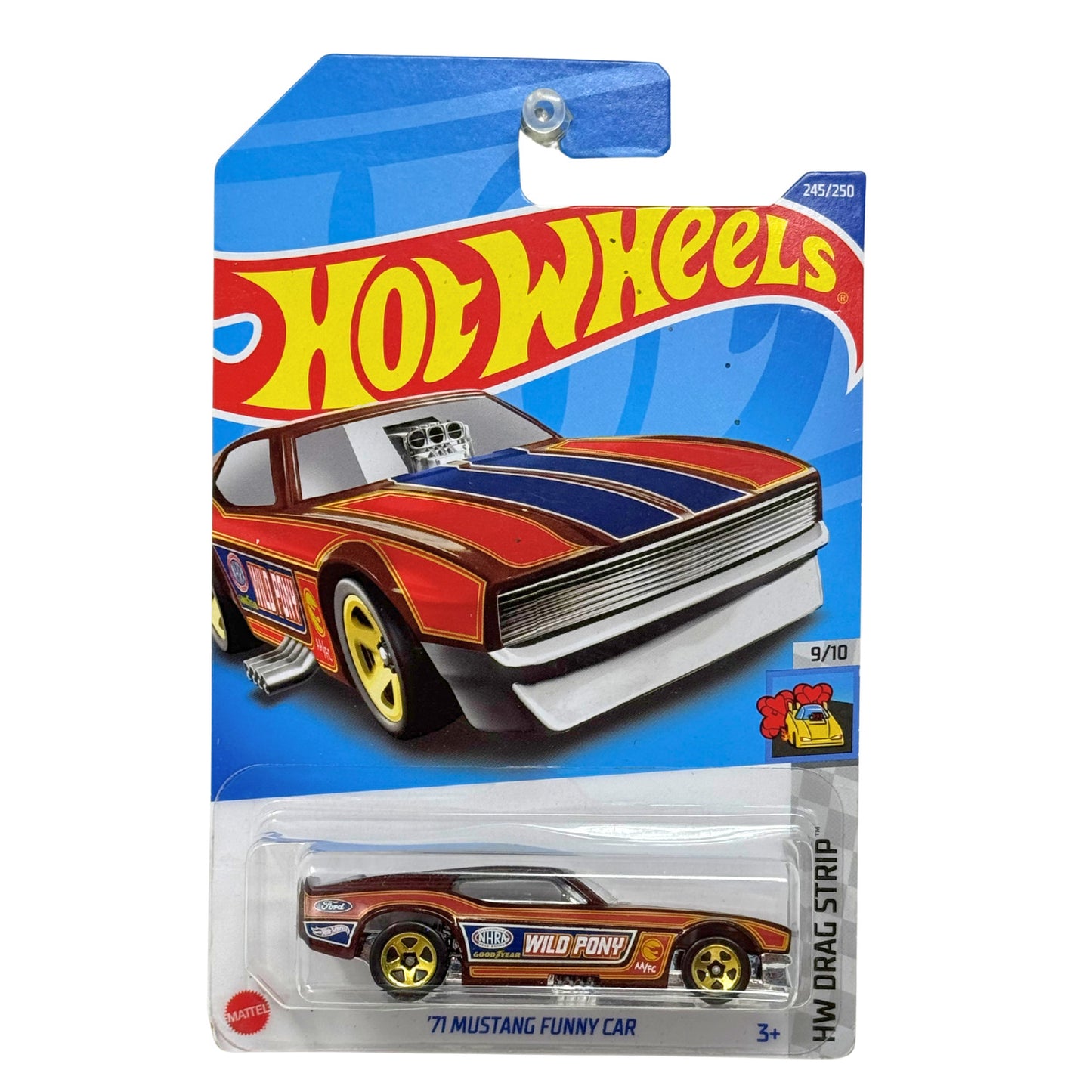 Hot Wheels Treasure Hunt HW Drag Strip 1971 Mustang Funny Car 1:64 Diecast