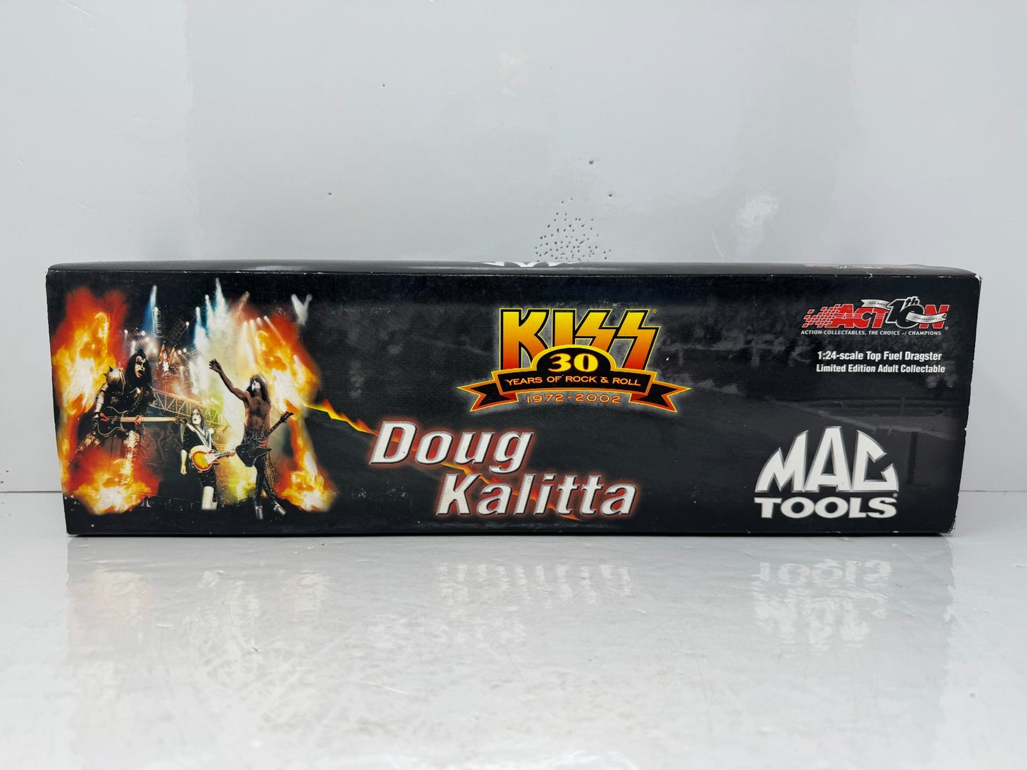 Action NHRA Doug Kalitta Kiss 30th Anniversary Top Fuel Dragster 1:24 Diecast