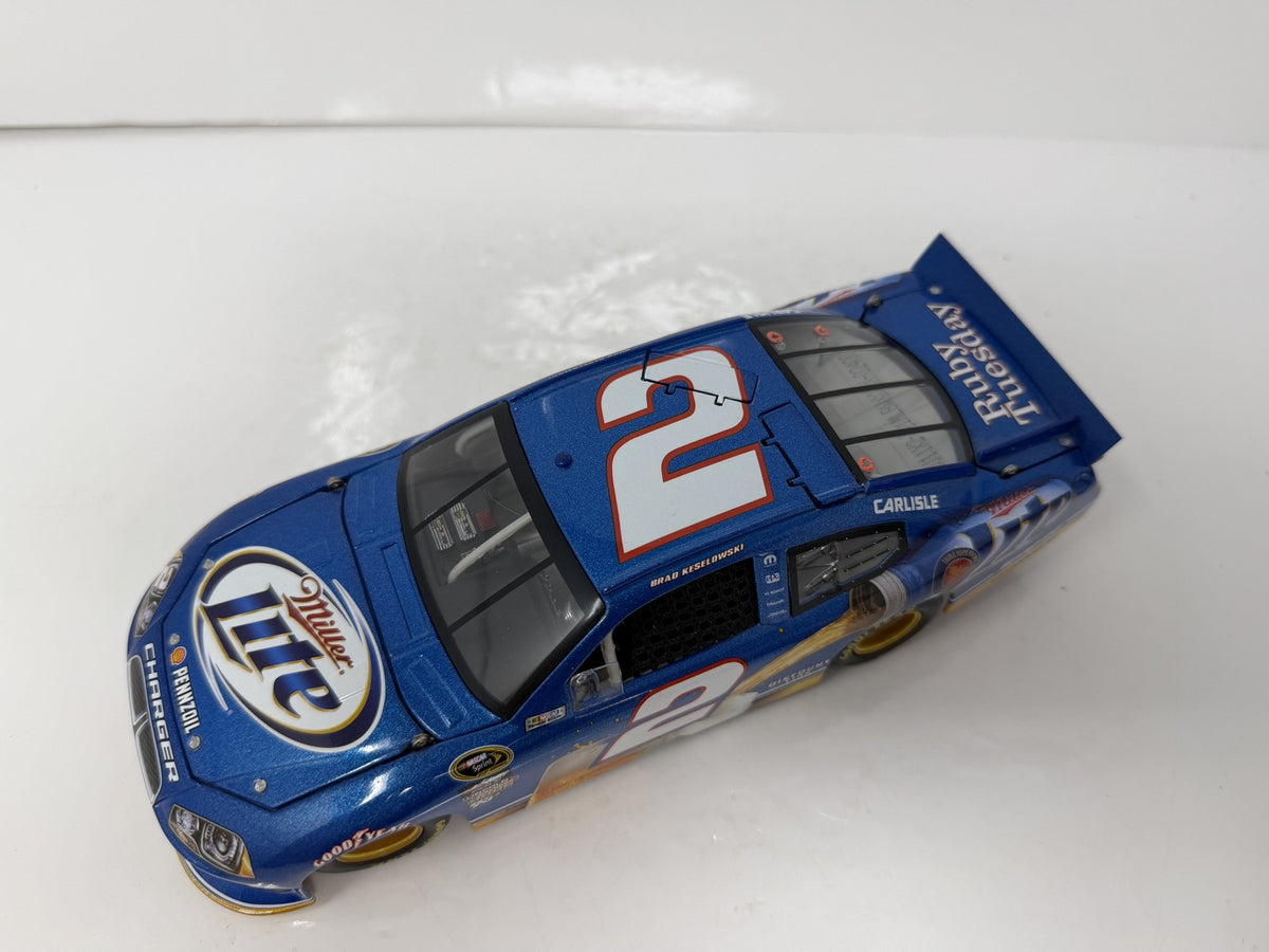 Lionel Nascar Brad Keselowski #2 Miller Lite 2011 Dodge Charger 1:24 Diecast