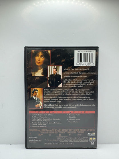 Suspect (DVD) Cher Thriller