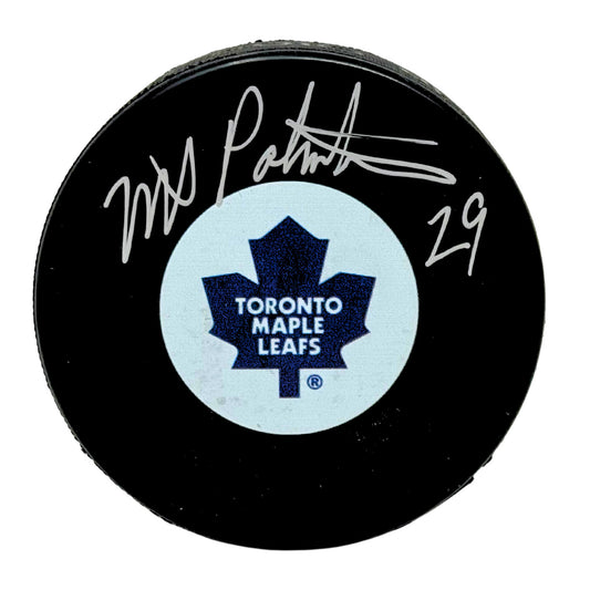 Mike Palmateer Toronto Maple Leafs Signed NHL Autograph Puck Silver Auto