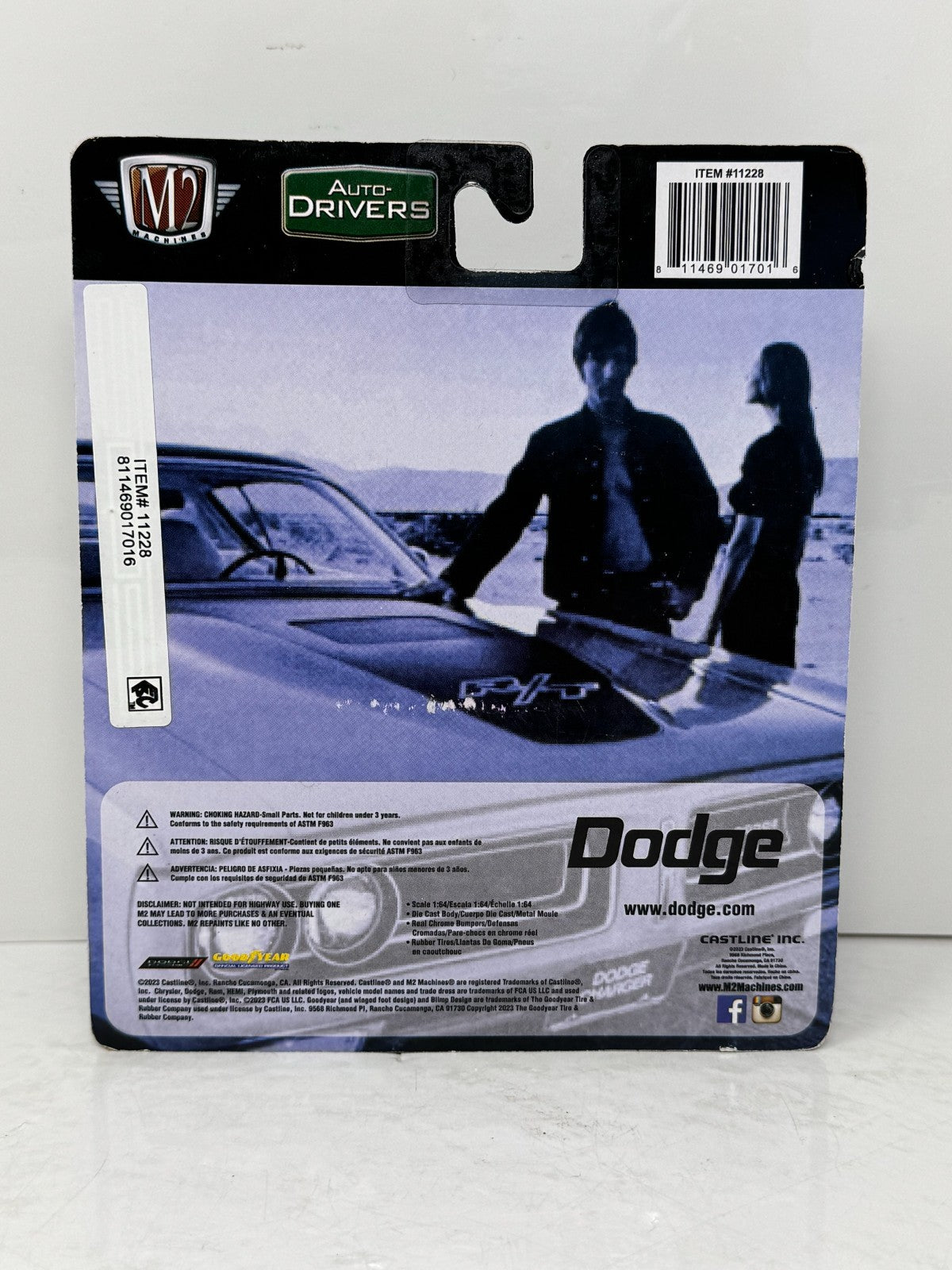 M2 Machines 1971 Dodge Charger RT 440 Pack 1:64 Diecast