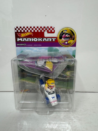 Hot Wheels Mario Kart Wario B-Dasher Wario Wing 1:64 Diecast