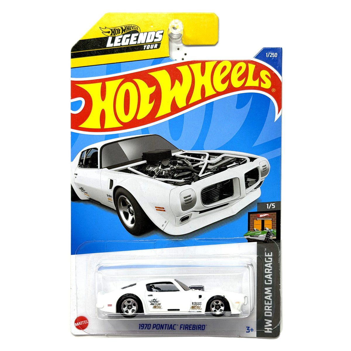 Hot Wheels Legends Tour Dream Garage 1970 Pontiac Firebird 1:64 Diecast White