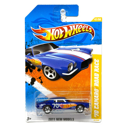 Hot Wheels 2011 New Models 1970 Chevrolet Camaro Road Race 1:64 Diecast Blue