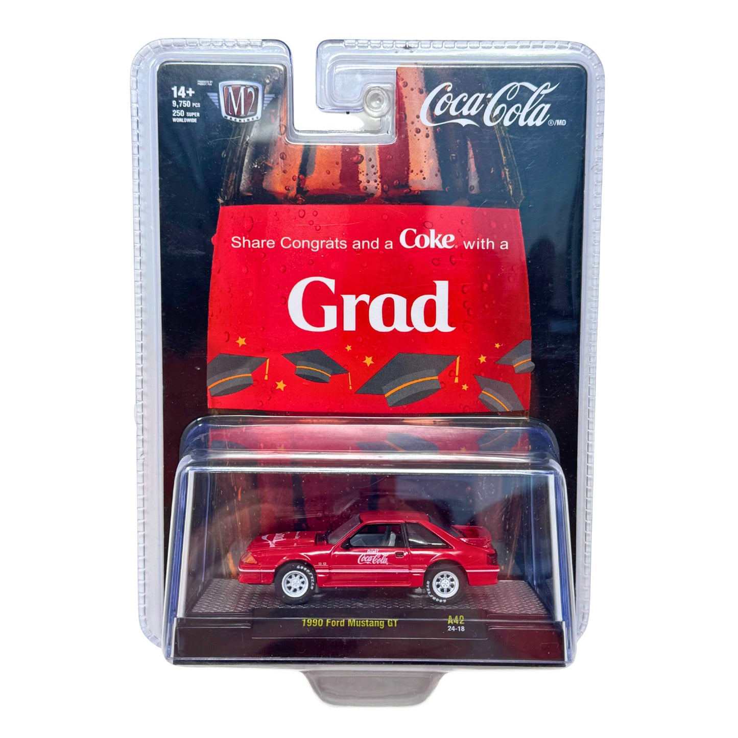 M2 Machines 1990 Ford Mustang GT Coca-Cola Grad 1:64 Diecast