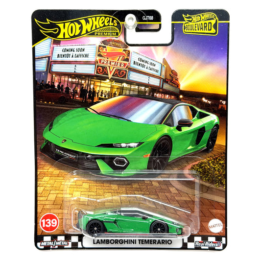 Hot Wheels Premium Boulevard #139 Lamborghini Temerario 1:64 Diecast