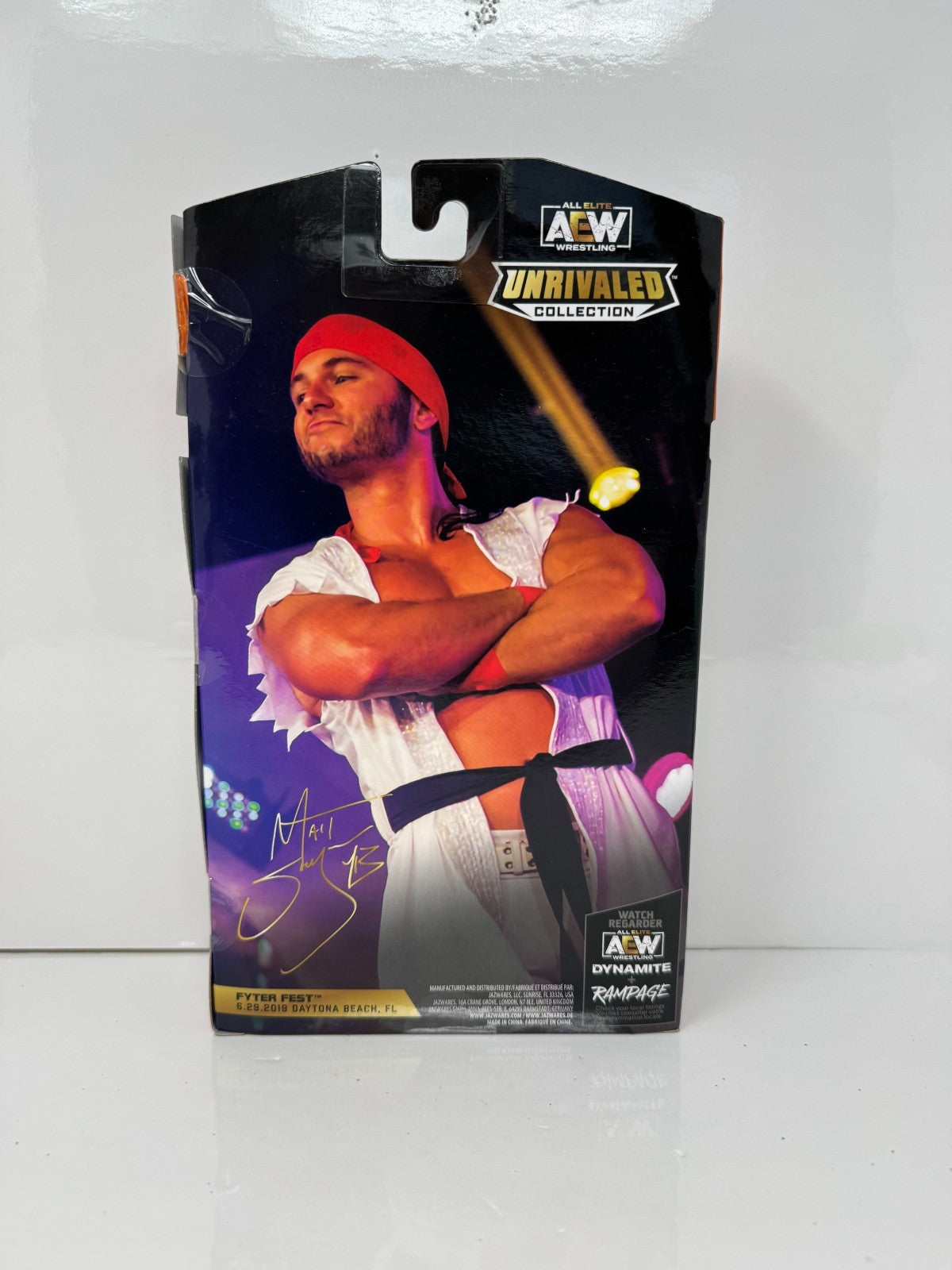 Jazwares AEW Street Fighter Matt Jackson Ryu Action Figure