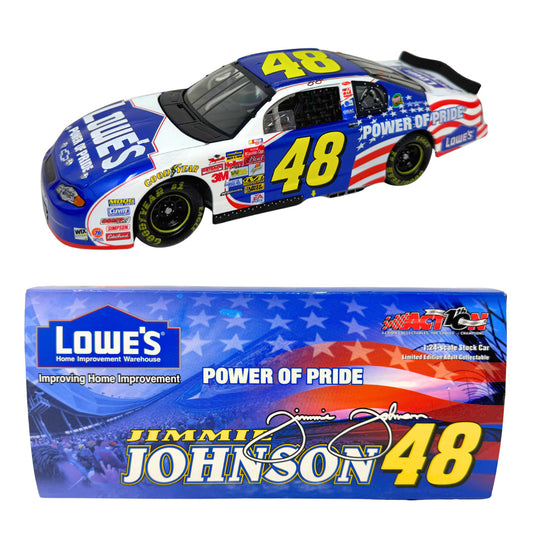 Action Nascar #48 Jimmie Johnson Lowe's Power of Pride 2002 Chevy 1:24 Diecast