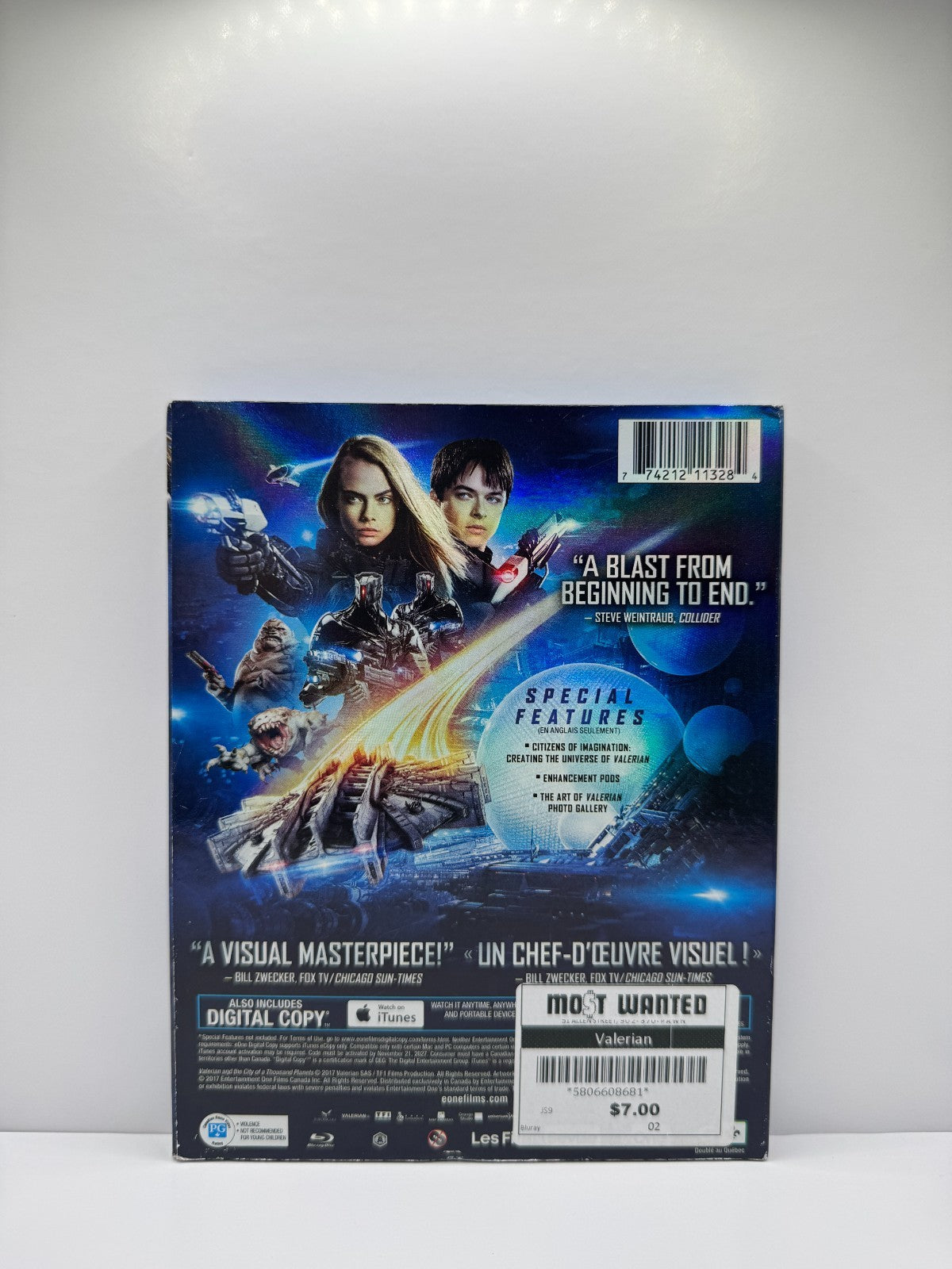 Valerian and the City of a Thousand Planets (Blu-ray) Dane DeHaan Sci-Fi