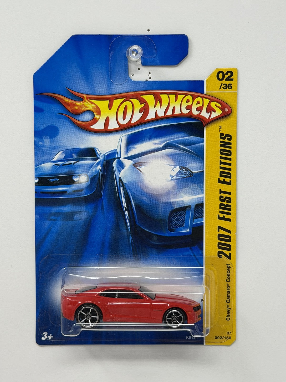 Hot Wheels 2007 First Editions Chevrolet Camaro Concept 1:64 Diecast Red V2