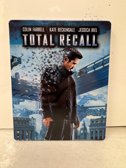 Total Recall (Blu-ray) Steelbook Colin Farrell Sci-Fi Good Condition!!!