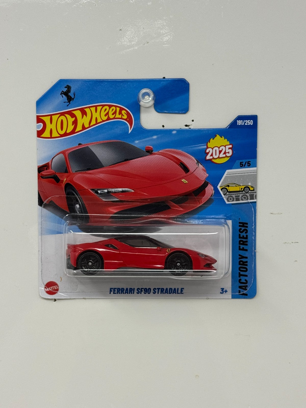 Hot Wheels Ferrari SF90 Stradale Factory Fresh 1:64 Diecast Short Card