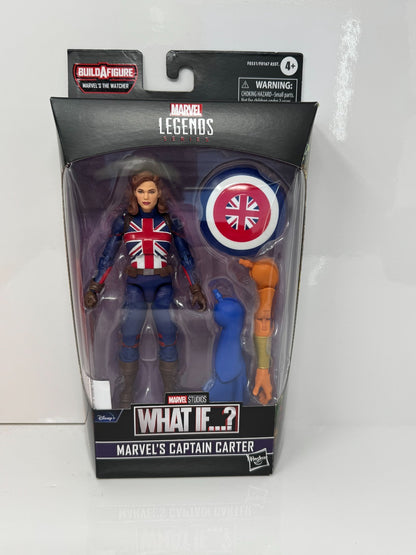 Marvel Legends What If…? Captain Carter Action Figure w/ The Watcher BAF Piece