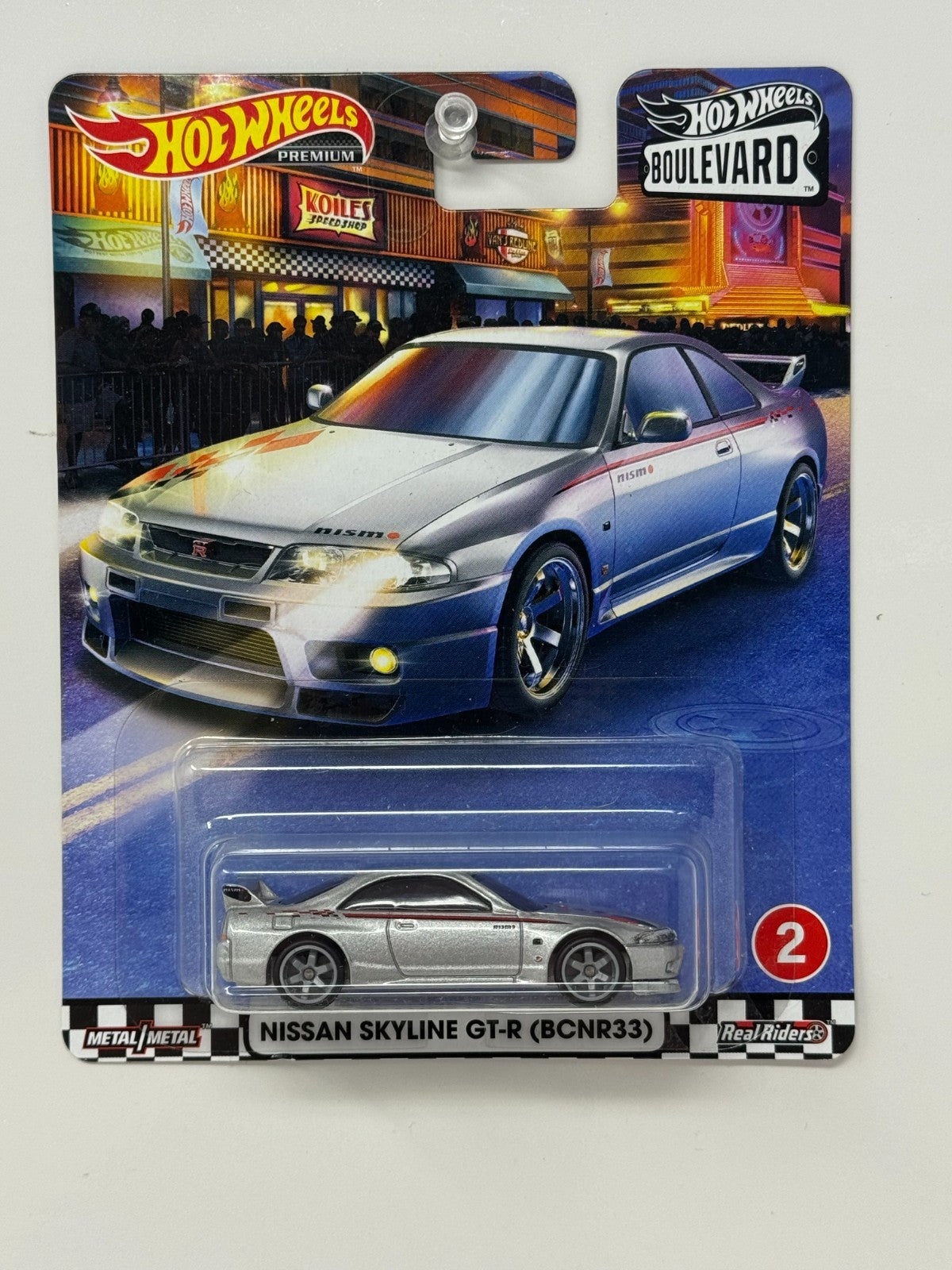 Hot Wheels Premium Boulevard #2 Nissan Skyline GT-R (BCNR33) 1:64 Diecast