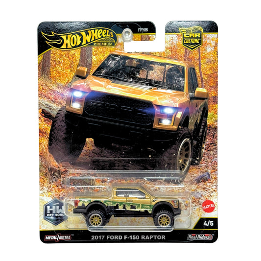 Hot Wheels Premium HW Off Road 2017 Ford F-150 Raptor 1:64 Diecast