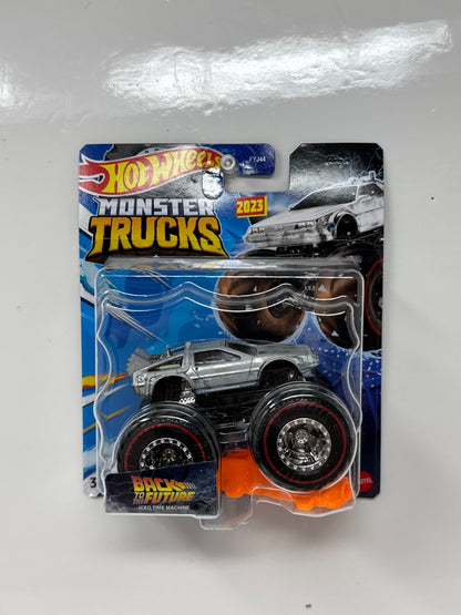Hot Wheels Monster Trucks TH Back to the Future Iced Time Machine 1:64 Diecast