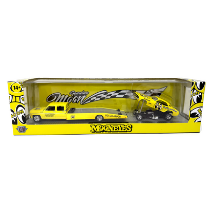 M2 Machines Mooneyes 1969 Chevy Camaro Funny Car & Ramp Truck 1:64 Diecast