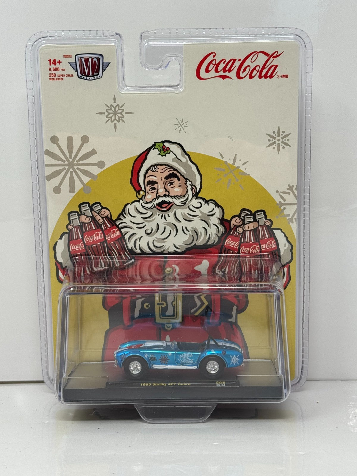 M2 Machines Coca-Cola Holiday 1965 Shelby 427 Cobra 1:64 Diecast