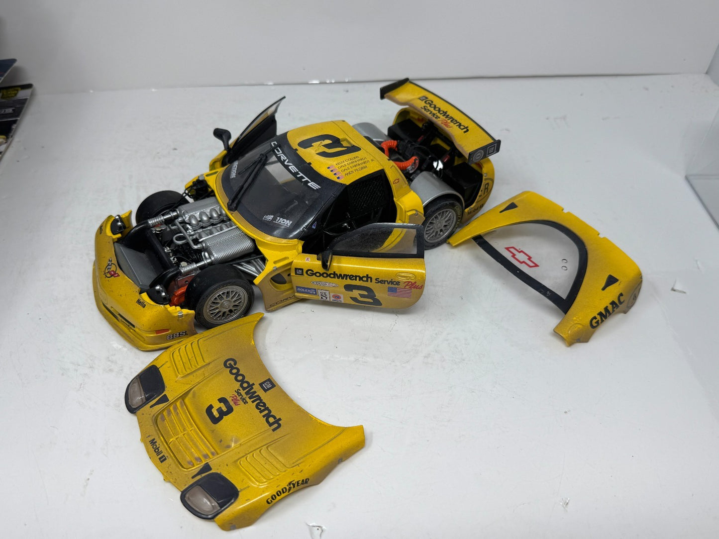 Action Nascar RCCA 3 Dale Earnhardt GM Goodwrench 2001 Corvette C5R 1:18 Diecast