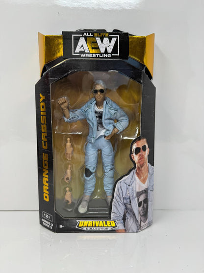 Jazwares AEW Unrivaled Series 3 Orange Cassidy Action Figure
