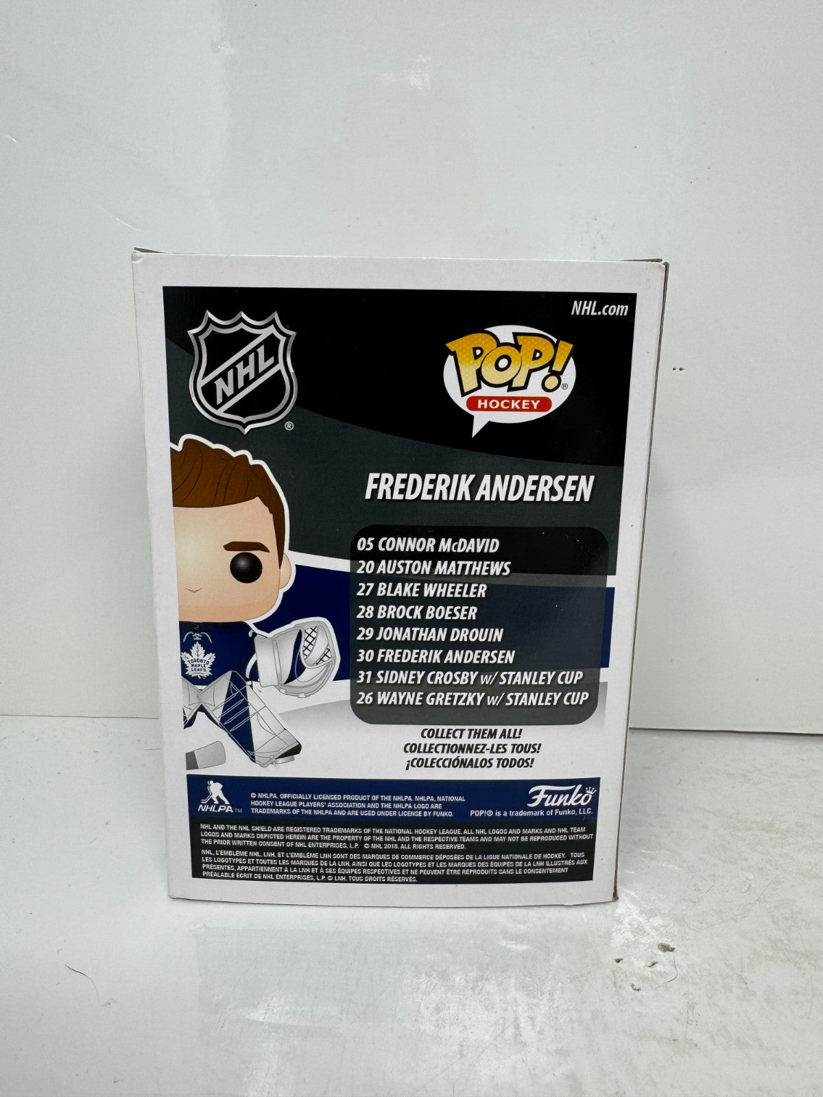 Funko Pop! Hockey Frederik Andersen #30 Toronto Maple Leafs Vinyl Figure